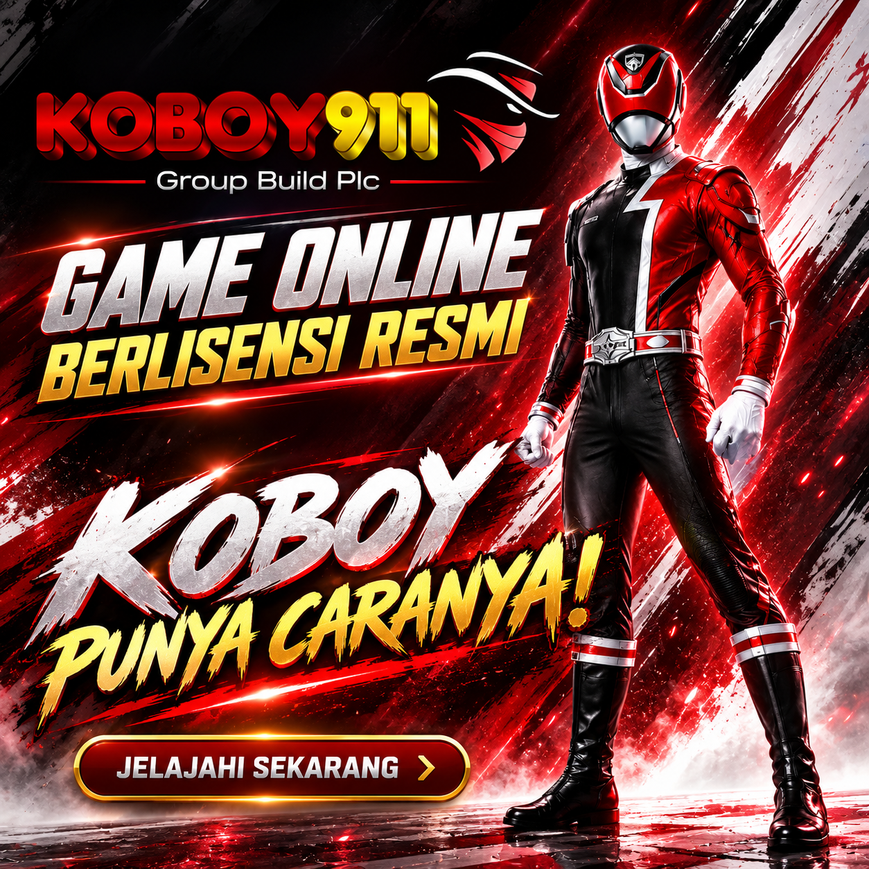 KOBOY911: Group Build Plc Game Online Berlisensi Resmi, Koboy Punya Caranya!